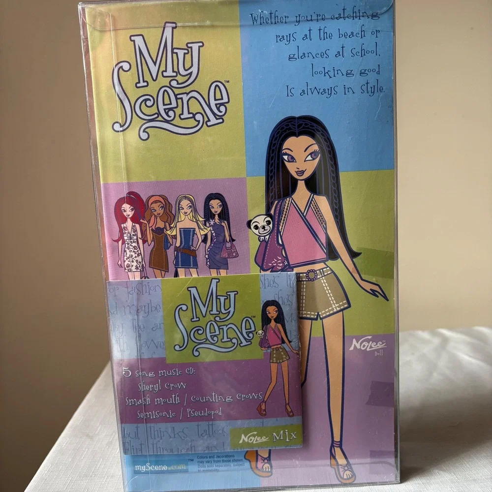 Mattel My Scene Nolee Doll 2002 First Wave with Music CD New B4575 Y2K Barbie